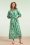 Smashed Lemon - Myra Maxi Dress in Off-White and Green 