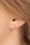 Very Cherry - Flower Fan Earrings in Gold and Moonstone White 3