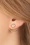 Very Cherry - Flower Fan Earrings in Gold and Moonstone White 2