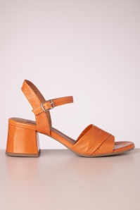 Miz Mooz - Bela sandaal in lak oranje
