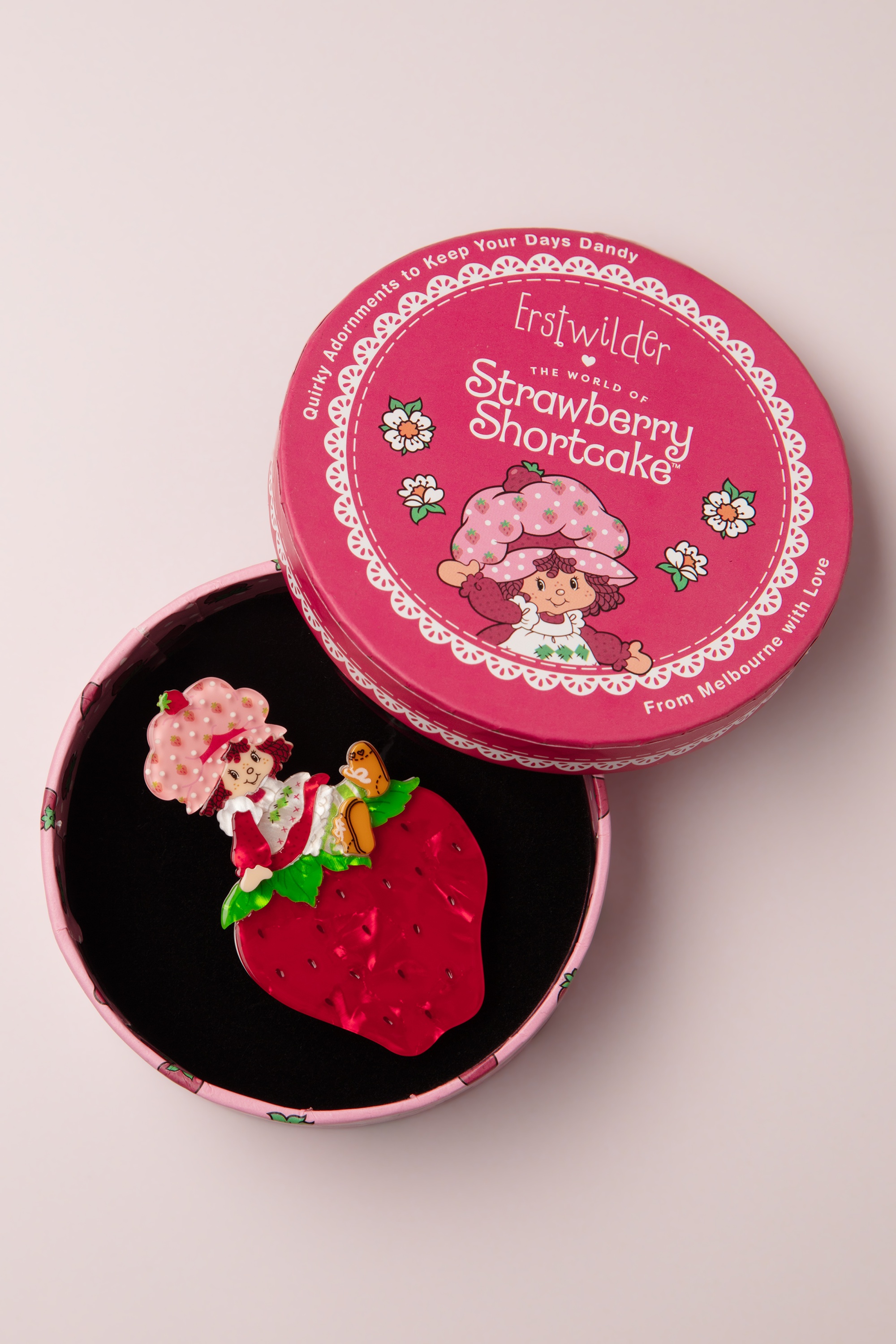 Erstwilder - Strawberry on a Strawberry broche 2