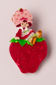 Erstwilder - Strawberry on a Strawberry Brooch