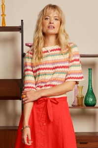 Mak Sweater - Jennie vest in magenta