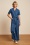 King Louie - Gracie jumpsuit Chambray in denim Blauw