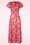 Smashed Lemon - Elena Maxi Dress in Pink and Red 2