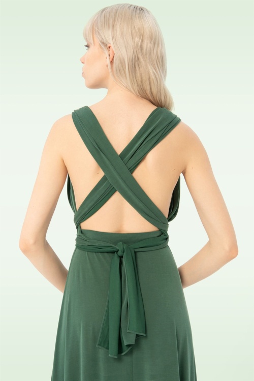 Surkana - Evelyn Multi-Position jurk in khaki 2