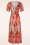 WNT Collection - Emma Midi Wrap Dress in Multi 2
