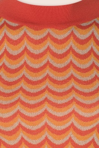 WNT Collection - Jessie Waves Top in Orange 3