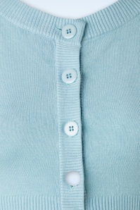 Banned Retro - 50s Dolly Cardigan in Light Blue 3