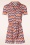 Collectif Clothing - Beth Fringe Doll Dress Années 50 en Vert
