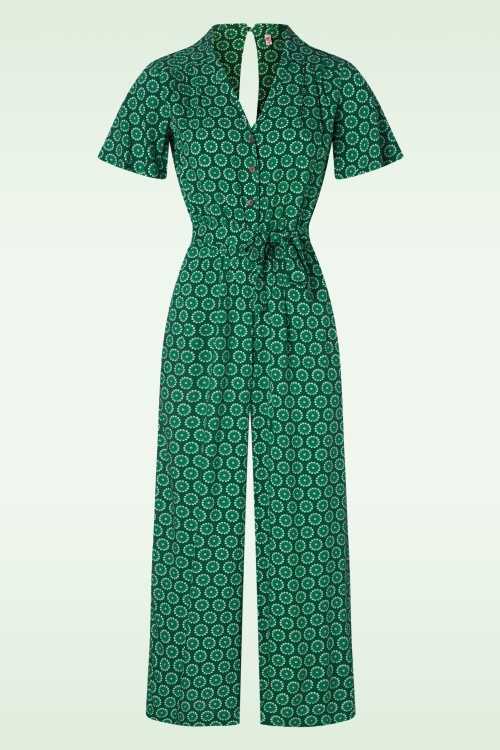 Blutsgeschwister - Charmanter Steps Jumpsuit in Lively Cute Flower