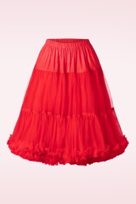 Banned Retro - Queen Size Lola Lifeforms Petticoat in Red