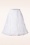 Banned Retro - Queen Size Lola Lifeforms Petticoat in Weiß
