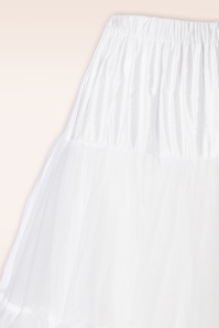 Banned Retro - Queen Size Lola Lifeforms Petticoat in White 3