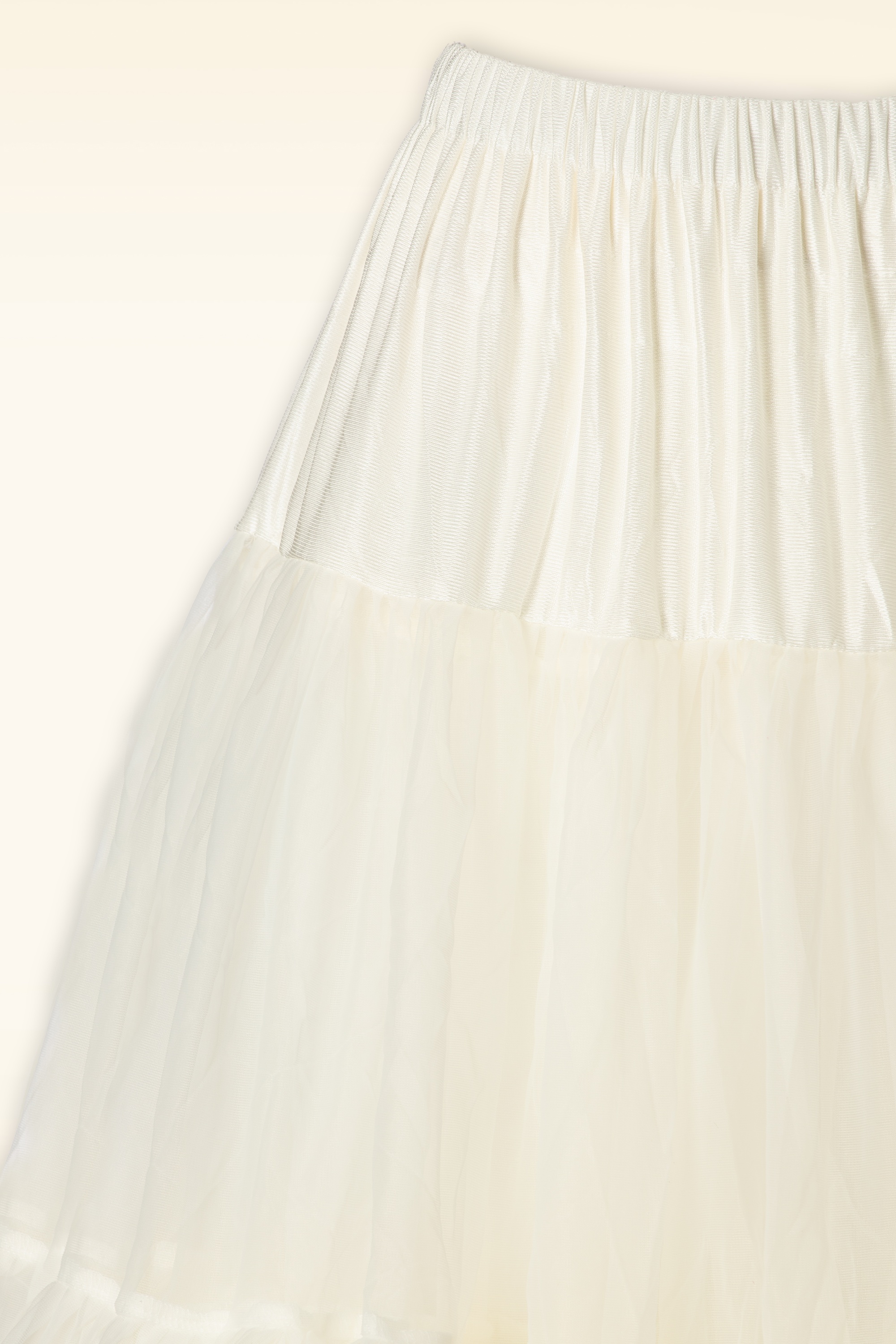 Banned Retro - Queen Size Lola Lifeforms petticoat in ivoor 3