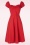 Banned Retro - Dance Day Dress in Red