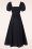 Timeless - River Embroidery Swing Dress in Black 2