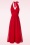 Zoe Vine - Loïs pencil jurk in rood