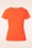 Queen Kerosin - Lucky T-Shirt in Orange 2