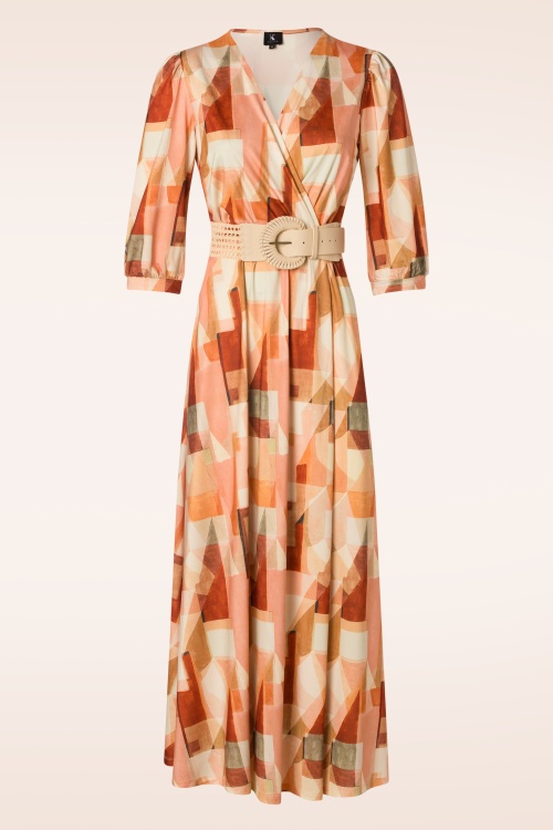 K-Design - Josie Crossover Maxi Dress in Multi
