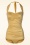 Esther Williams  - Classic Fifties One Piece Badeanzug in Gold 