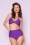 Esther Williams - Bas de bikini classique en violet  2