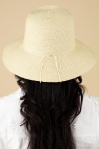 Amici - Cisi stro bucket hoed in naturel 3