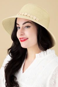 Amici - Cisi Straw Bucket Hat in Natural