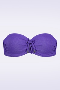 Cyell - Haut de bikini rembourré Evening Glam en violet 7