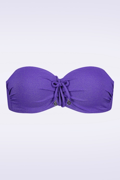 Cyell - Evening Glam Padded bikini top in paars 7