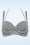 Marlies Dekkers - Holi Vintage Balcony Bikini Top Années 50 en Bleu et Écru 2