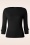 Banned Retro - Süchtiger Pullover mit charmantem Herz in Schwarz