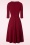 Vintage Chic for Topvintage - 50s Ruby Swing Dress in Burgundy 2