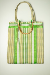 Surkana - Club Tropicana Shopper Bag in Acid Green