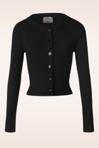 Compania Fantastica - Helena Hearts blouse-jurk in zwart