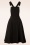 Collectif Clothing - 50s Kayden Overalls Swing Dress in Black 