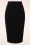 Vintage Chic for Topvintage - 50s Bella Scuba Midi Skirt in Black