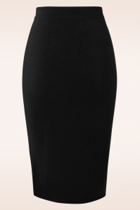 Vintage Chic for Topvintage - 50s Bella Midi Skirt in Black 2