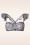 Belsira - 50s Gigi Gingham Bikini Top in Black and White 2