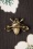 Lovely - Crystal Bug Brooch Années 30 en Doré 2
