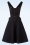 Bunny - Dakota Pinafore Dress Années 60 en Noir