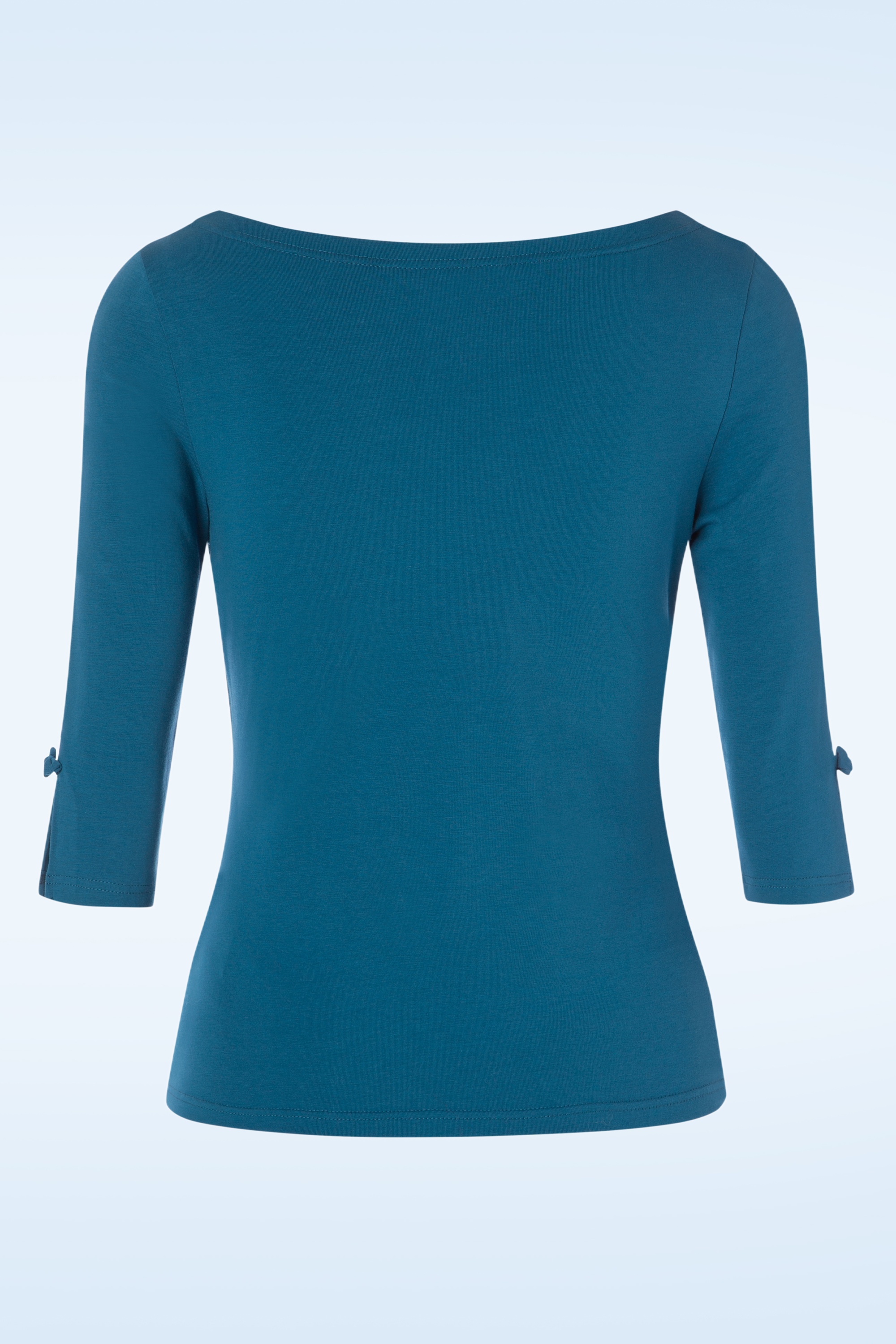 Banned Retro - Oonagh Top in donker teal blauw 3