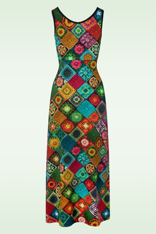 LaLamour - Gia Granny Maxi Dress en Multi 2