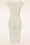 Glamour Bunny - Norma Jeane Pencil Dress en Blanc 7