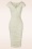 Glamour Bunny - Norma Jeane Pencil Dress in White 5