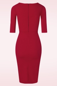 Vintage Chic for Topvintage - 50s Elise Pencil Dress in Red 2