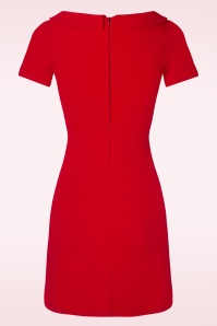 Vintage Chic for Topvintage - Megan Dress Années 60 en Rouge 2
