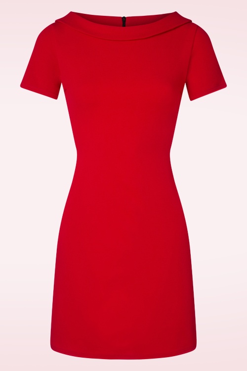 Vintage Chic for Topvintage - Megan jurk in rood