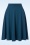 Vintage Chic for Topvintage - 50s Sheila Swing Skirt in Petrol Blue