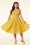Timeless - 50s Valerie Swing Dress in Mustard 4